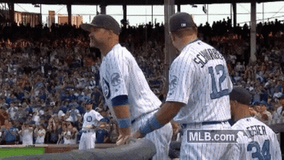 Baseball Player Number 12 GIF