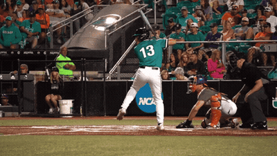 Baseball Player Number 13 GIF