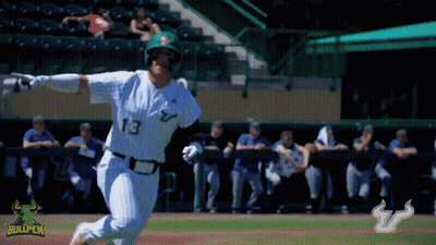 Baseball Player Number 13 Running On Field GIF
