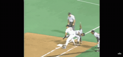 Baseball Player Number 14 GIF