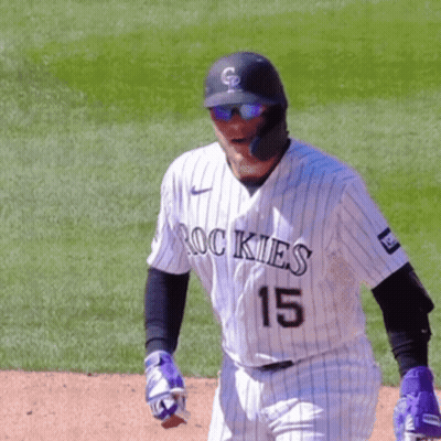 Baseball Player Number 15 Walking GIF