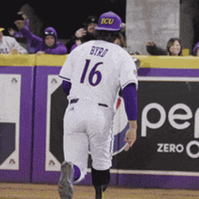 Baseball Player Number 16 Running On Field GIF