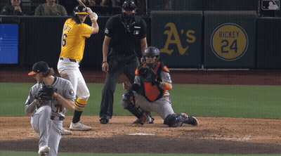Baseball Player Number 16 Standing GIF