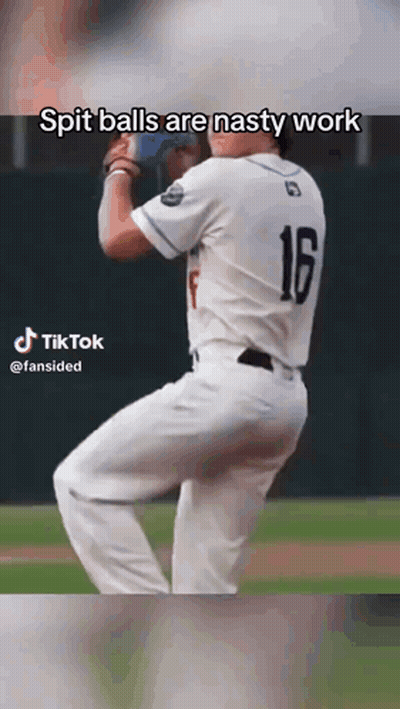 Baseball Player Number 16 GIF