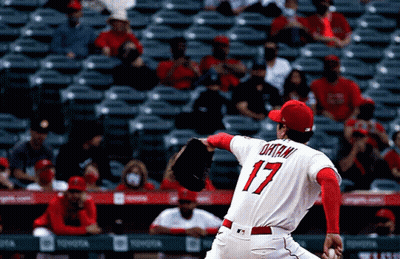 Baseball Player Number 17 Throwing Ball GIF
