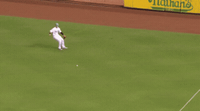 Baseball Player Number 18 Sliding Into Base GIF