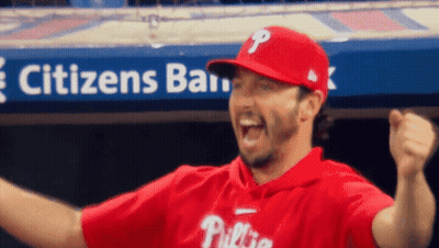 Baseball Player Number 19 Celebrates GIF