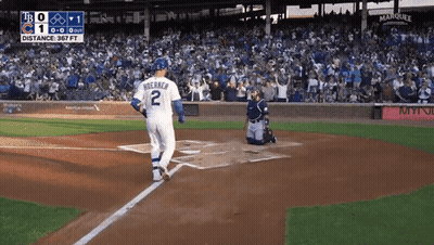 Baseball Player Number 2 GIF