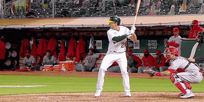 Baseball Player Number 20 GIF
