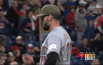 Baseball Player Number 20 In Front Of Crowd GIF