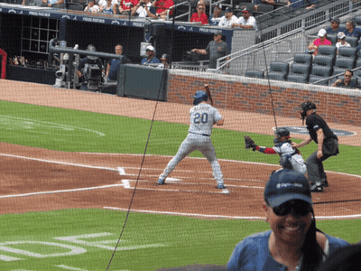 Baseball Player Number 20 GIF