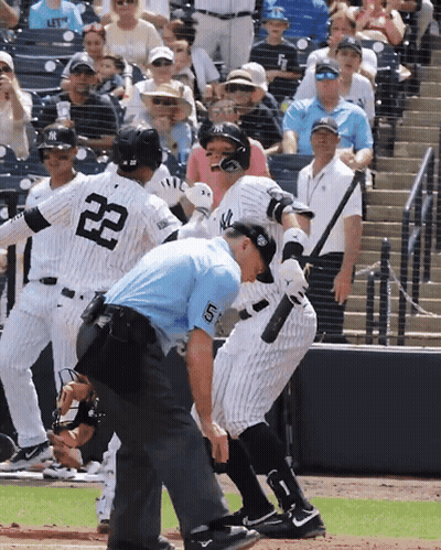 Baseball Player Number 22 GIF