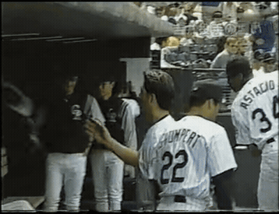Baseball Player Number 22 GIF