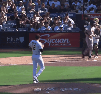 Baseball Player Number 22 GIF