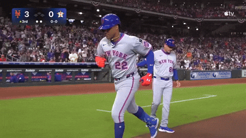 Baseball Player Number 22 GIF