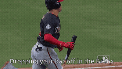 Baseball Player Number 22 Running GIF
