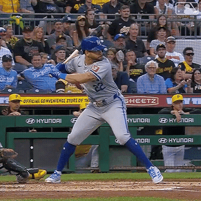 Baseball Player Number 22 GIF