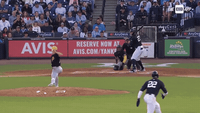 Baseball Player Number 22 GIF