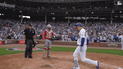 Baseball Player Number 23 Running To Home Plate GIF
