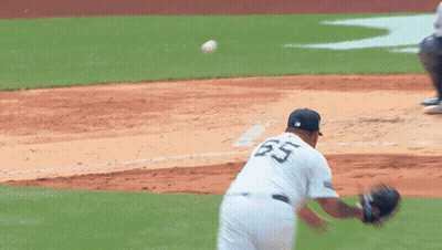 Baseball Player Number 23 Throws Ball GIF