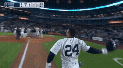 Baseball Player Number 24 GIF