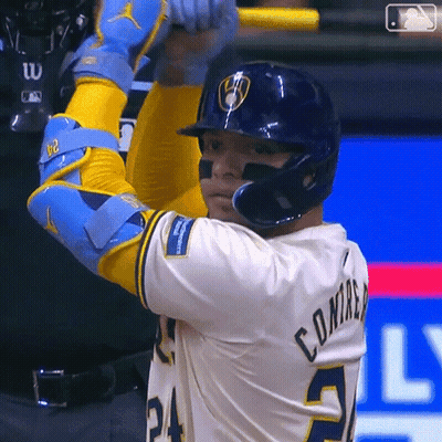 Baseball Player Number 24 Swinging At Ball GIF