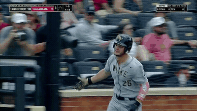 Baseball Player Number 25 Running GIF