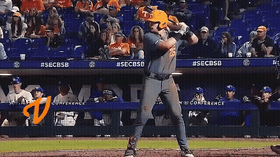 Baseball Player Number 25 Swinging Bat GIF