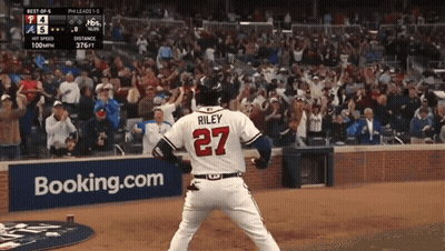 Baseball Player Number 27 GIF