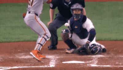 Baseball Player Number 29 About To Hit GIF