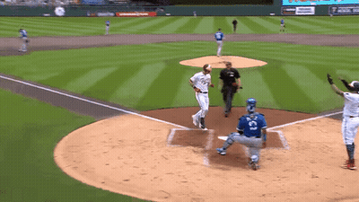 Baseball Player Number 3 GIF