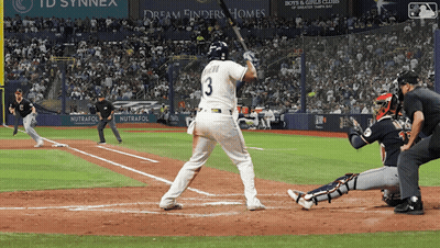 Baseball Player Number 3 At Bat GIF