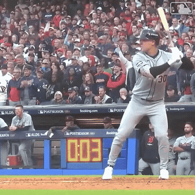 Baseball Player Number 30 About To Bat GIF