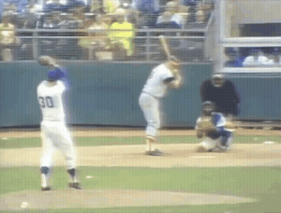 Baseball Player Number 30 About To Throw GIF