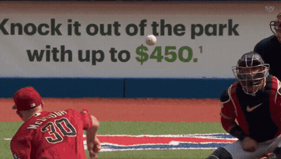 Baseball Player Number 30 GIF