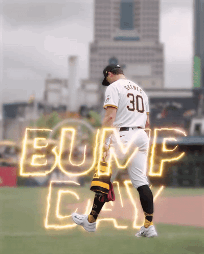 Baseball Player Number 30 Walking GIF