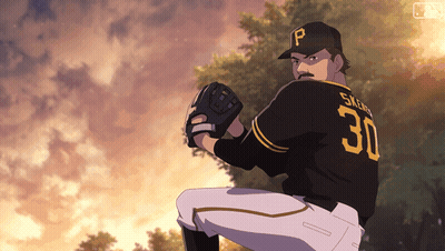 Baseball Player Number 30 GIF