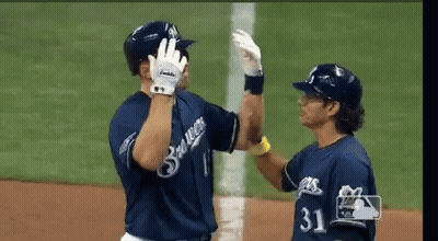 Baseball Player Number 31 GIF