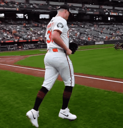 Baseball Player Number 31 GIF