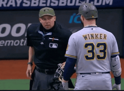 Baseball Player Number 33 GIF