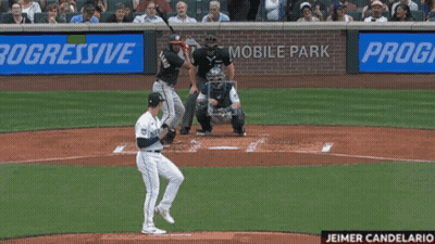 Baseball Player Number 33 GIF