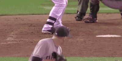 Baseball Player Number 33 On Field GIF