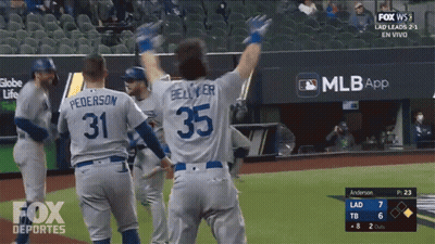 Baseball Player Number 35 GIF