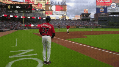 Baseball Player Number 37 on Field