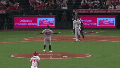 Baseball Player Number 40 GIF