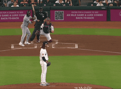 Baseball Player Number 41 GIF