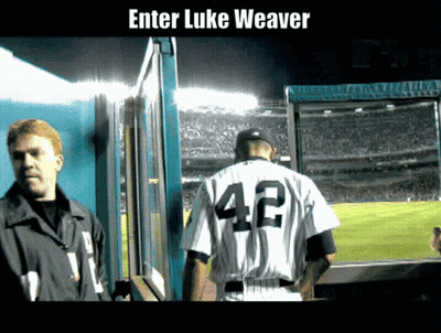 Baseball Player Number 42 Walking GIF