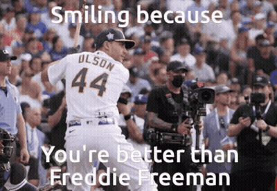 Baseball Player Number 44 GIF