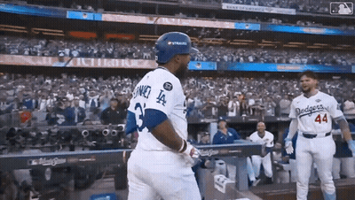Baseball Player Number 44 GIF