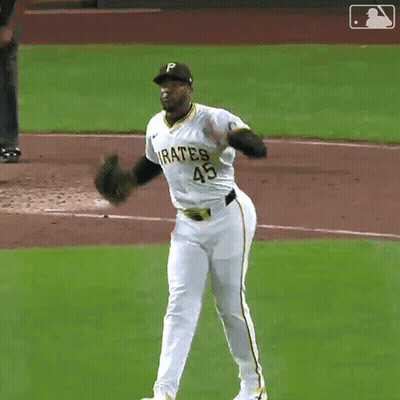 Baseball Player Number 45 GIF
